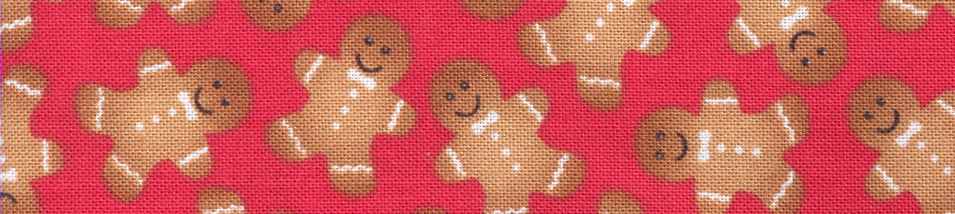 Gingerbread on Red