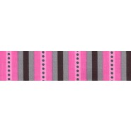 Pink & Gray Stripe