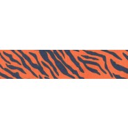Tiger Stripe - Blue on Orange